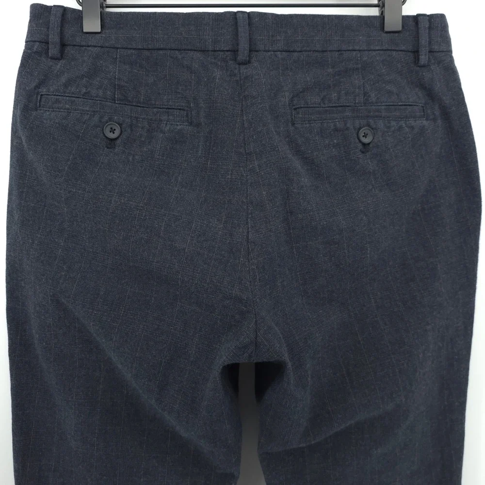 Banana Republic Mens Chinos‎ Aiden Fit 32x32 Checkered Textured Trousers